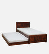 Arito Solid Wood Single & Double Trundle Bed - D'DASS Store