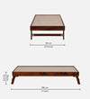 Arito Solid Wood Single & Double Trundle Bed