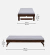 Banita Wooden Single & Double Folding Bed