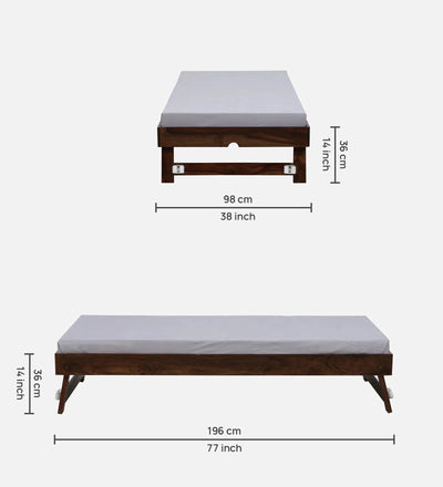 Banita Wooden Single & Double Folding Bed - D'DASS Store