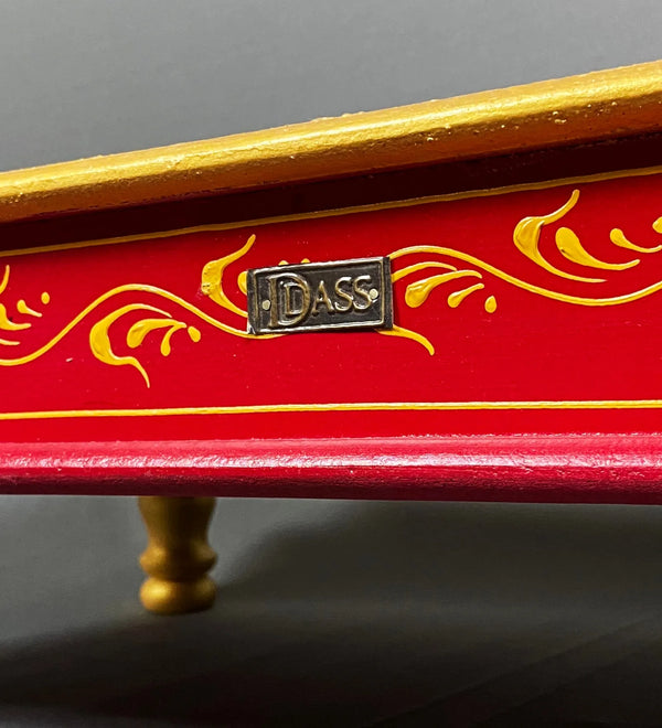 Shri Kartikeya Murugan Wooden Pooja Chowki & Bajot Patta For Home - D'DASS Store