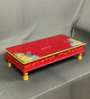Shri Kartikeya Murugan Wooden Pooja Chowki & Bajot Patta For Home - D'DASS Store