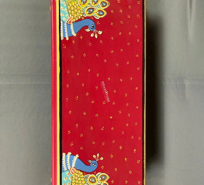 Shri Kartikeya Murugan Wooden Pooja Chowki & Bajot Patta For Home - D'DASS Store