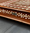 Sri Meenakshi Wooden Kollam Painted Pooja Chowki & Bajot Patta For Home - D'DASS Store