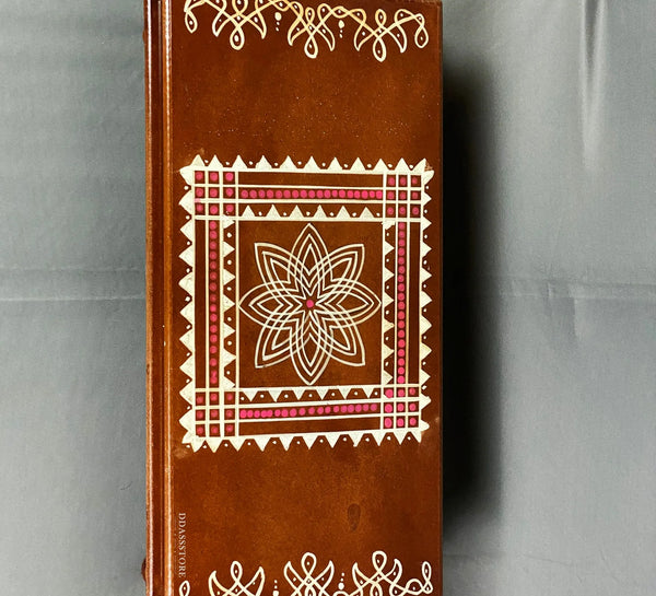 Sri Meenakshi Wooden Kollam Painted Pooja Chowki & Bajot Patta For Home - D'DASS Store