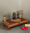 Sri Yantra Handpainted Painted Pooja Chowki & Bajot Patta For Home - D'DASS Store