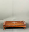 Wooden Handpainted Kollam Pooja Chowki & Bajot Patta For Home - D'DASS Store