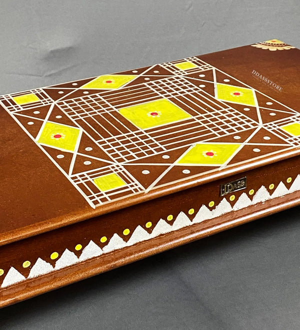 Shri Ganesh Chaturthi Wooden Pooja Chowki & Bajot Patta For Home - D'DASS Store