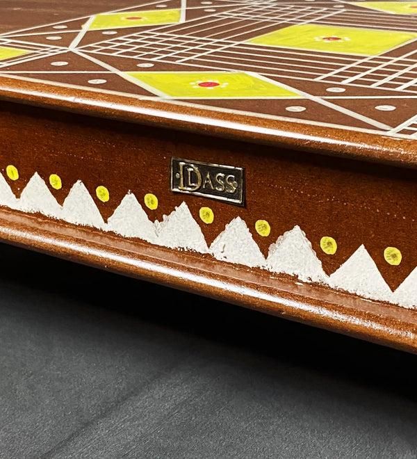 Shri Ganesh Chaturthi Wooden Pooja Chowki & Bajot Patta For Home - D'DASS Store