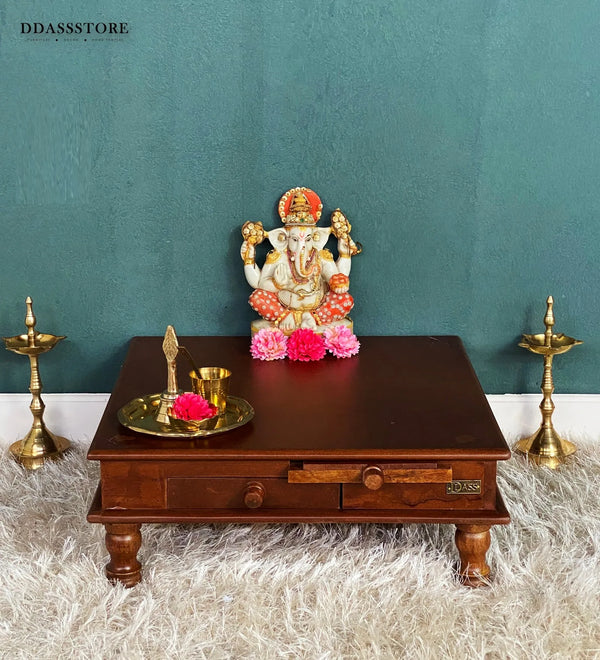Pooja Chowki & Bajot For Home &amp; Office | DDASSBJT131_HP - D'DASS Store