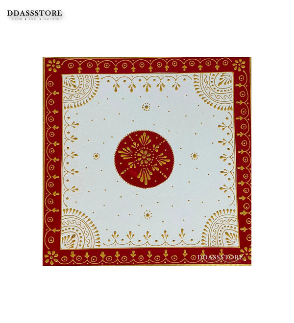 Pooja Chowki & Bajot For Home &amp; Office | DDASSBJT131_WR - D'DASS Store