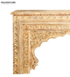 Rustic White Solid wood HandCarved Console & Side Table - D'DASS Store