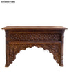 Rustic Natural Solid wood HandCarved Console & Side Table - D'DASS Store