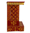 RED Hand Painted Wooden LED Pooja Mandir