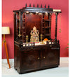 South Indian Style Solid Sheesham Wood Pooja Mandapam | DDASSMANDAP120 - D'DASS Store
