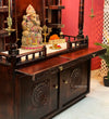 South Indian Style Solid Sheesham Wood Pooja Mandapam | DDASSMANDAP120 - D'DASS Store