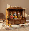 South Indian Style Solid Sheesham Wood Pooja Mandapam | DDASSMANDAP123 - D'DASS Store