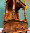 Ganesh chaturthi utsav - 51" South Indian Style Saagwan Sheesham Wood Pooja Mandap |DDASSMANDAP150 - D DASS Store