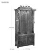 South Indian Style Solid Teak Wood Pooja Mandapam | DDASSMANDAP174