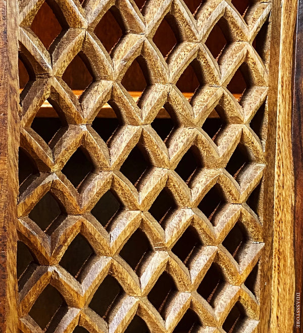 Shri Ram Jaanki Darbar Temple - South Indian Style Solid Sheesham Wood Pooja Mandir - D'DASS Store