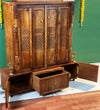 Shri Ram Jaanki Darbar Temple - South Indian Style Solid Sheesham Wood Pooja Mandir - D'DASS Store