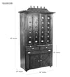 Sri Ram Darbar Solid Sheesham Wood Pooja Mandir with Inbuilt Seating | DDASSMANDAP180 - D'DASS Store