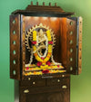 Sri Ram Darbar Solid Sheesham Wood Pooja Mandir with Inbuilt Seating | DDASSMANDAP180 - D'DASS Store