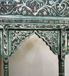 Rustic Green Wooden Hand Carved Dresser & Wall Mirror | DDASSMR238