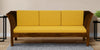 Solid Wood Single 3 Seater Sofa - D'DASS Store