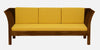 Solid Wood Single 3 Seater Sofa - D'DASS Store