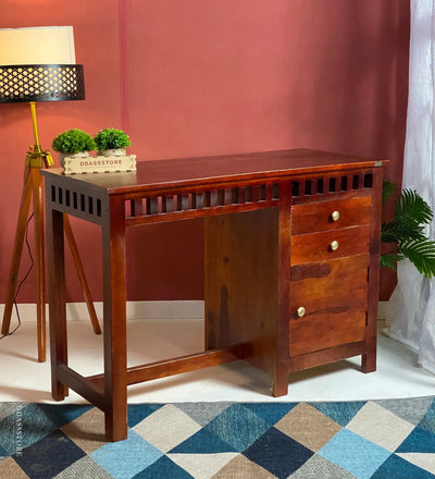 HandCrafted Solid Wood Study & Office table - D'DASS Store