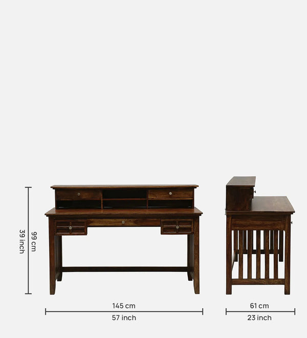 Maharaja Solid Wood Study Table & Office Desk by D'DASS Store - D'DASS Store