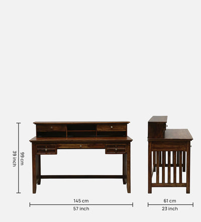 Maharaja Solid Wood Study Table & Office Desk by D'DASS Store