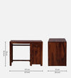 Rameli Solid Wood Study Table & Office Desk by D'DASS Store