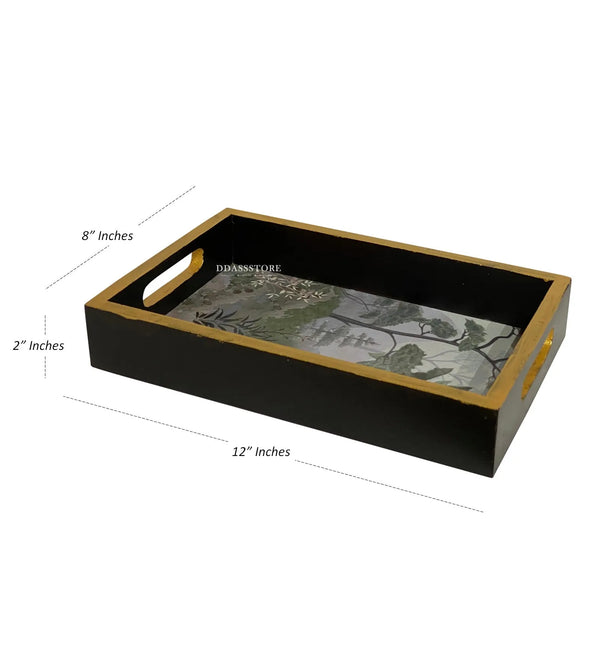 Nature Wooden Pooja Tray & Thali for Home Temple - D'DASS Store