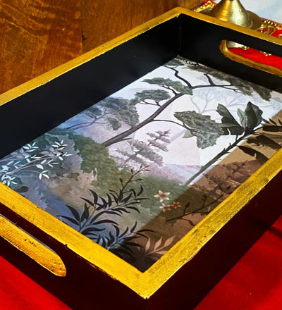 Nature Wooden Pooja Tray & Thali for Home Temple - D'DASS Store