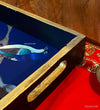 Blue Bird Wooden Pooja Tray & Thali for Home Temple