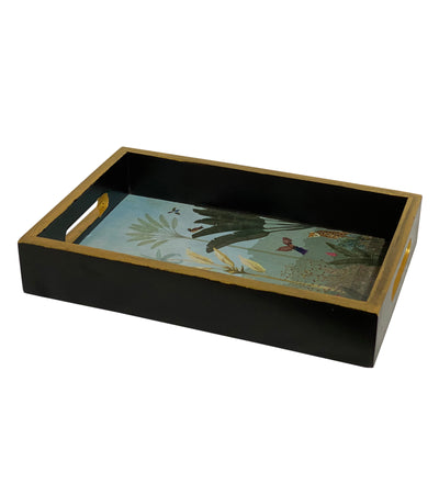 Chitara Wooden Pooja Tray & Thali for Home Temple - D'DASS Store