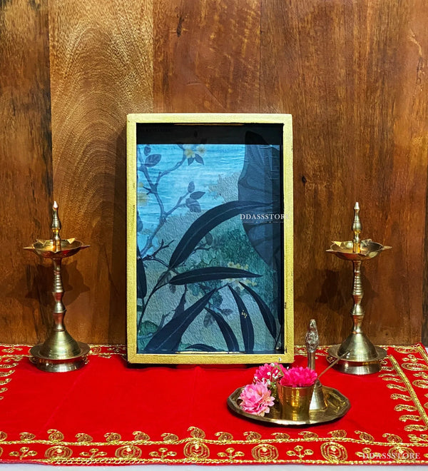 Pattal Wooden Pooja Tray & Thali for Home Temple - D'DASS Store