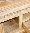 Distressed Rustic Solid wood HandCarved TV cabinet with Storage for Living Room - D'DASS Store