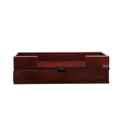 Honey Wall Hanging Wooden Pooja Shelf Chowki For Home & Office | DDASSWT133SHELF_HP - D'DASS Store