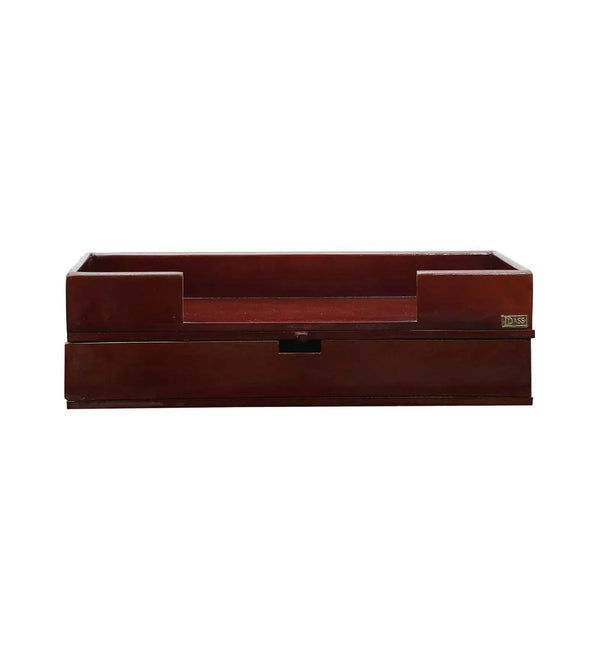 Honey Wall Hanging Wooden Pooja Shelf Chowki For Home & Office | DDASSWT133SHELF_HP - D'DASS Store