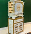 Wooden Pooja Temple & Puja Mandap with Cabinet for Home | DDASSWT2411Cabinet_BGD - D'DASS Store