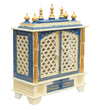 Big White Sheesham MDF Wood Pooja Temple Mandir For home | DDASSWT2412WBD - D'DASS Store