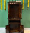 5 feet Prarthana Wooden Home Temple & Puja Mandir with Cabinet Storage | DDASSWT2460_CopperD - D'DASS Store