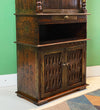 5 feet Prarthana Wooden Home Temple & Puja Mandir with Cabinet Storage | DDASSWT2460_CopperD - D'DASS Store