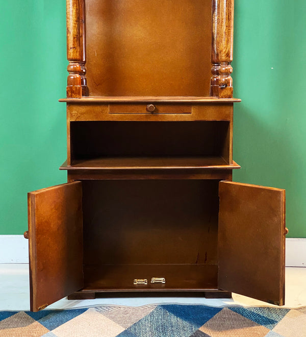 5 feet DevGriha Wooden Home Temple & Puja Mandir with Cabinet Storage | DDASSWT2460_HP - D'DASS Store