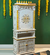 5 feet Shraddha Wooden Home Temple & Puja Mandir with Cabinet Storage | DDASSWT2460_WGD - D'DASS Store