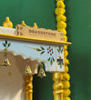 5 feet Wooden Home Temple & Puja Mandir with Cabinet Storage | DDASSWT2460_WG - D'DASS Store