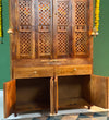 Shri Kuber South Indian Style Solid Sheesham Wood Pooja Mandir | DDASSWTSOLID-42 - D'DASS Store